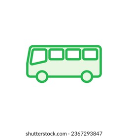 Bus icon set. bus vector icon