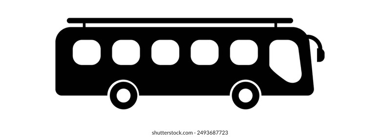 Bus icon. Bus icon set. Bus icon vector.