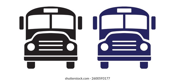 Bus icon set. bus vector icon. EPS 10
