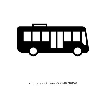 Bus icon set. Vector illustration.