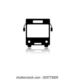 Bus Icon with shadow