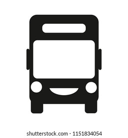 bus icon sign black