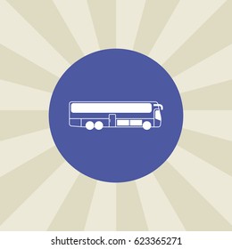 bus icon. sign design. background