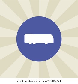 bus icon. sign design. background