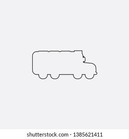 bus icon sign signifier vector