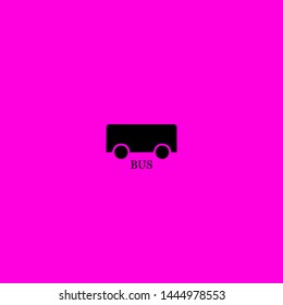 bus icon sign signifier vector