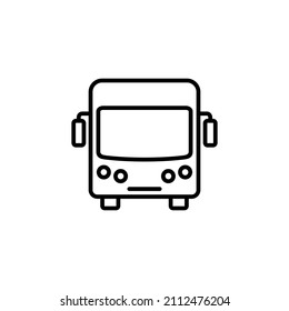 Bus icon. bus sign and symbol. transport symbol