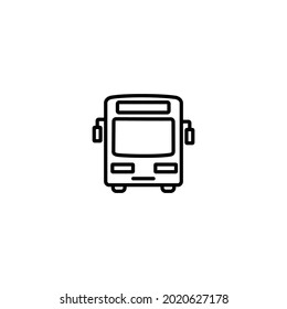 Icono de bus, vector de signo de bus