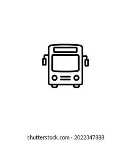 Icono de bus, vector de signo de bus