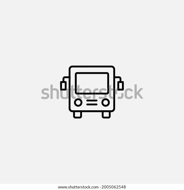 Bus icon sign vector,Symbol, logo illustration for\
web and mobile