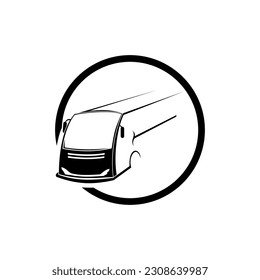 bus icon simple black and white