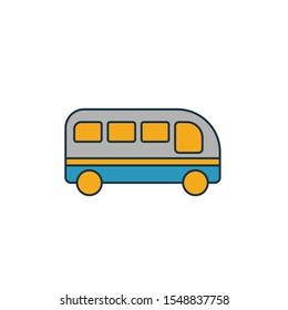 Bus icon. Simple element from transport icons collection. Creative Bus icon ui, ux, apps, software and infographics.
