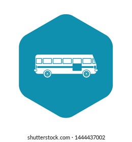 Bus icon. Simple illustration of bus vector icon for web design