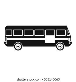 Bus icon. Simple illustration of bus vector icon for web design