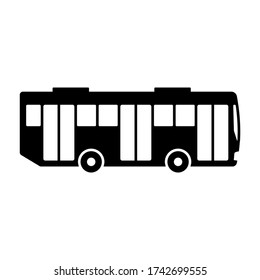 Bus icon. Simple vector public transport icons for ui and ux, website or mobile application