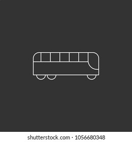 Bus icon, stock vector, eps10.