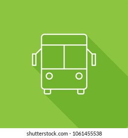 Bus Icon, stock vector illustration, EPS10.
