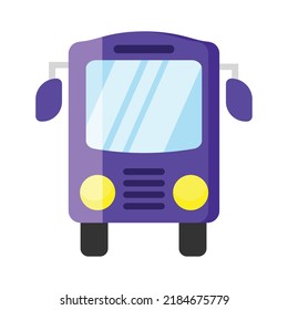 Bus icon. Subtable to place on transportation, travel, etc.