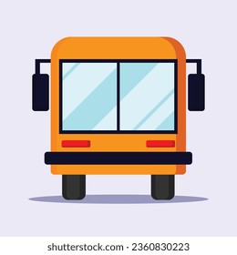 Bus icon. Subtable ti place on transportation, vehicles, etc.