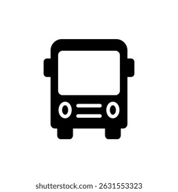 Bus icon symbol for apps and websites. bus sign and symbol