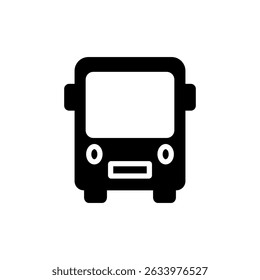 Bus icon symbol for apps and websites. bus sign and symbol