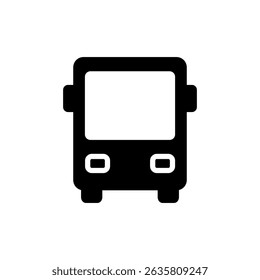 Bus icon symbol for apps and websites. bus sign and symbol