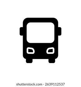 Bus icon symbol for apps and websites. bus sign and symbol