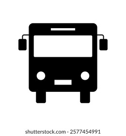 Bus Icon. Bus Symbol. Simple flat icon illustration of Bus. Bus sign.