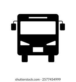 Bus Icon. Bus Symbol. Simple flat icon illustration of Bus. Bus sign.