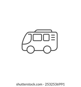 Bus icon symbol vector illustration