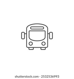 Bus icon symbol vector illustration