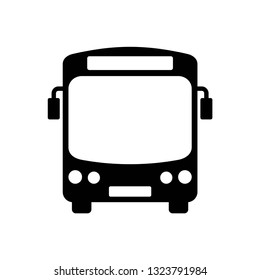 Bus icon symbol vector. on white background