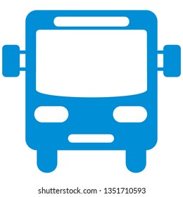 Bus icon symbol vector. on white background - Vector