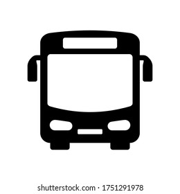 Bus icon symbol vector on white background