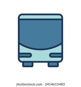 bus icon symbol vector template