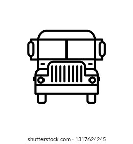 bus icon template 