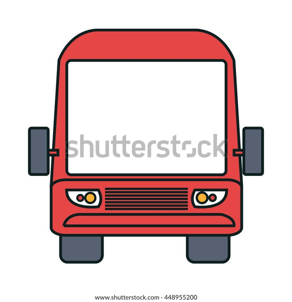 Bus icon, Transport service theme design, vector\
illustration icon.