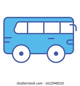 Bus icon transport or vehicles vector illustration flat
