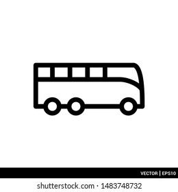 Icono de bus portador ilustración de vector plantilla.  EPS 10
