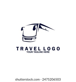 Bus Icon, travel bus logo template.	