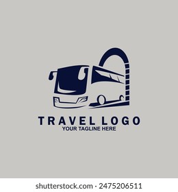 Bus Icon, travel bus logo template.	