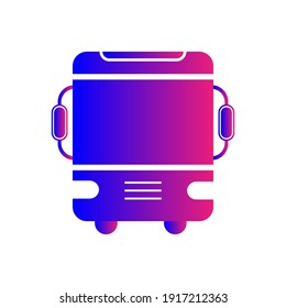 Bus icon. Travel bus, vehicle, private car, public bus, transport car icon.