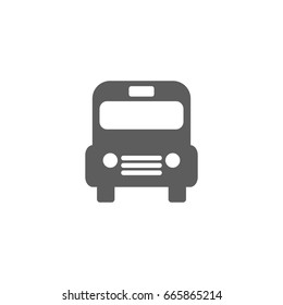 Bus icon in trendy flat style isolated on white background. Symbol for your web site design, logo, app, UI. Vector illustration, EPS