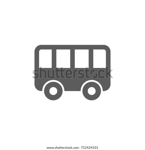 bus icon in trendy flat style isolated on white\
background. Symbol for your web site design, logo, app, UI. Vector\
illustration, EPS