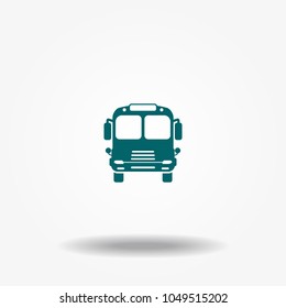 Bus icon vector.