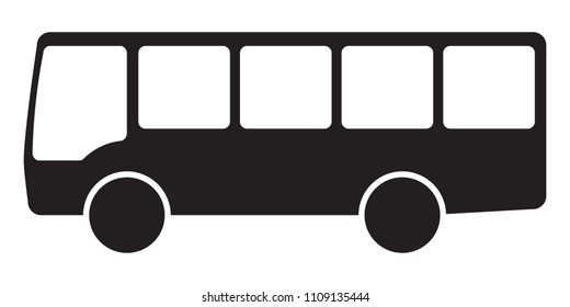 Tour Bus Silhouette Stock Vector (Royalty Free) 538621060