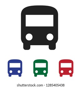 Bus icon vector
