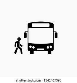 bus icon vector