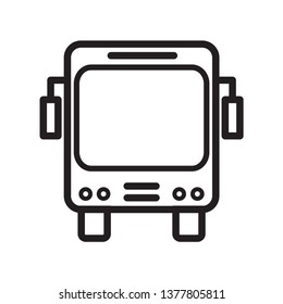 Bus icon vector
