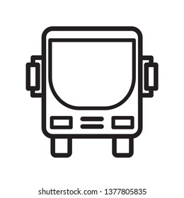 Bus icon vector